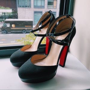 Christian Louboutin Classic Black Platform Heels